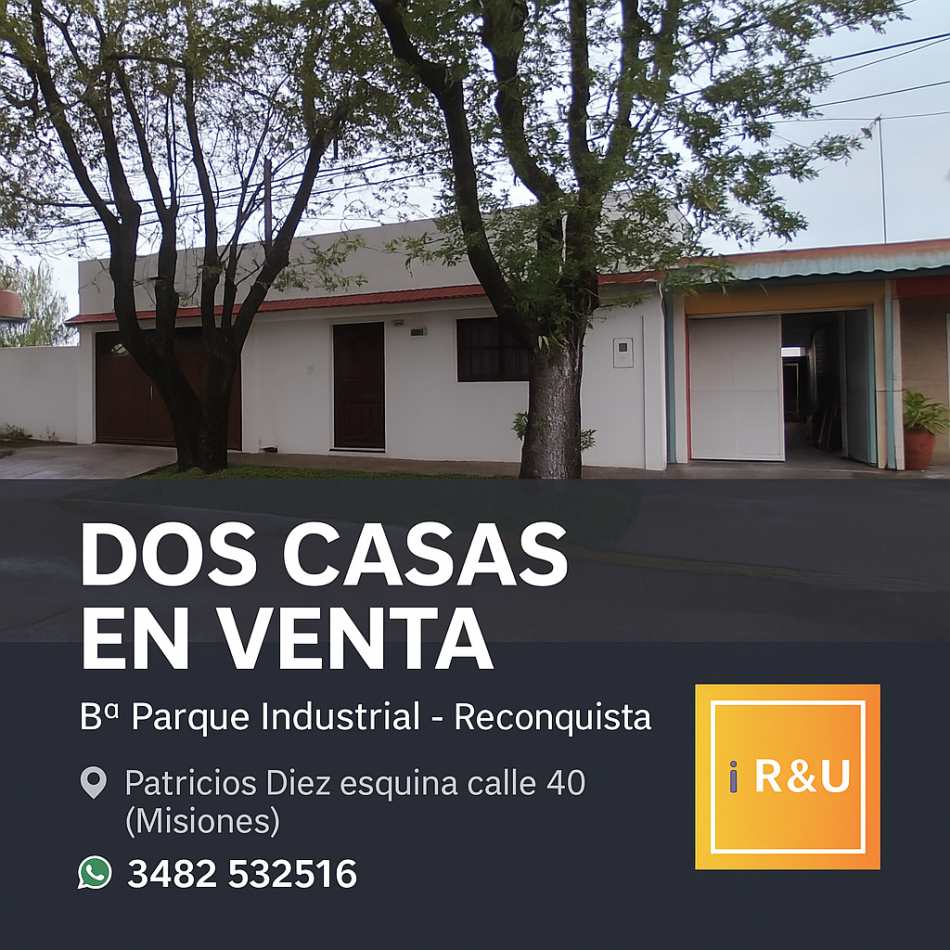 Terreno con Dos Casas Bo Parque Industrial