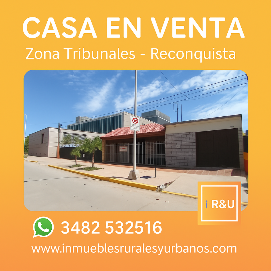Casa con Piscina y Oficina en Venta - Zona Tribunales